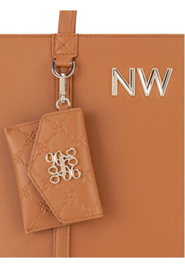 Nine West Torebka LX10047 Brązowy. Kolor: brązowy