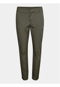 Kaffe Spodnie materiałowe Mette 10506121 Khaki Regular Fit. Kolor: brązowy. Materiał: bawełna #4