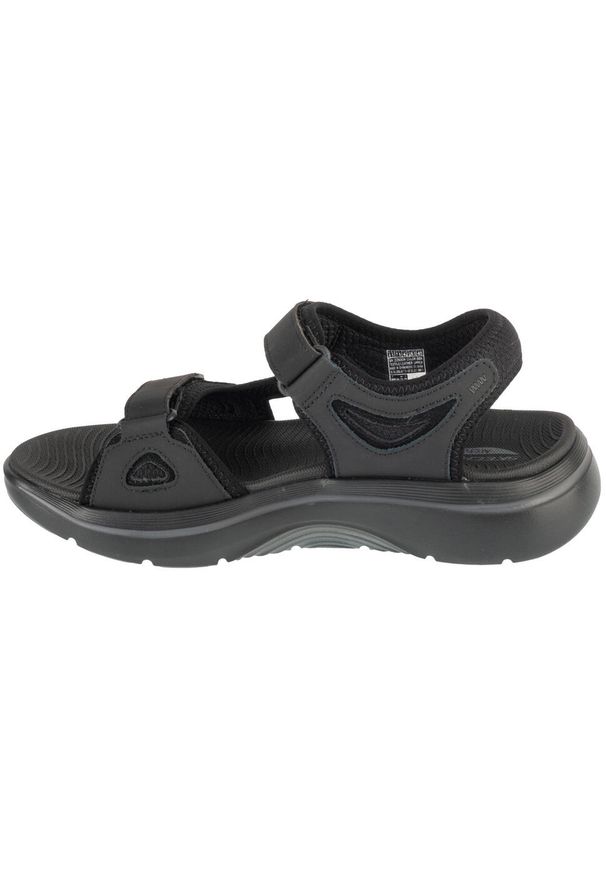 skechers - Sandały męskie, Go Walk Arch Fit 2.0 Sandal - Capistrano. Kolor: czarny