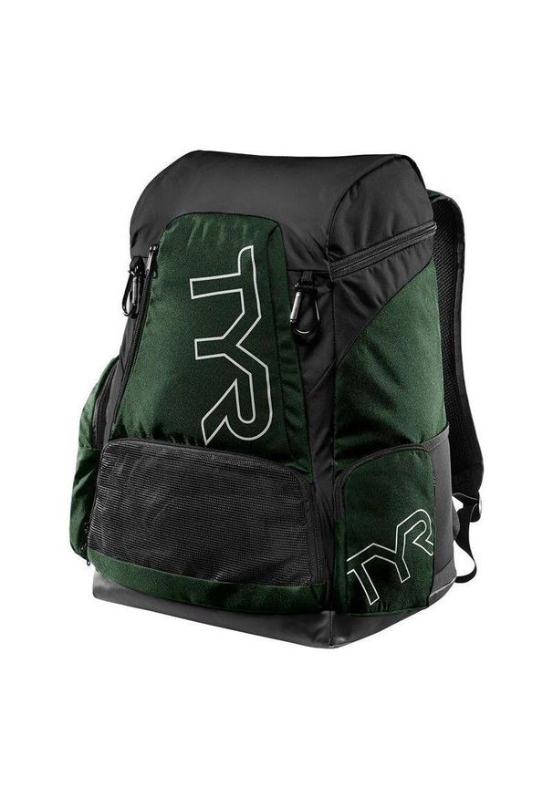 TYR - Plecak na basen unisex tyr alliance team backpack 45l. Kolor: wielokolorowy, czarny, zielony. Materiał: poliester