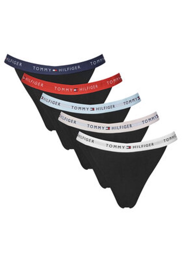 TOMMY HILFIGER - Tommy Hilfiger Komplet stringów UW0UW06519 Kolorowy. Materiał: bawełna. Wzór: kolorowy