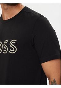 BOSS - Boss T-Shirt 50519358 Czarny Regular Fit. Kolor: czarny. Materiał: bawełna #4