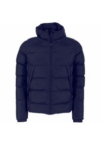 STANNO - Pikowana kurtka puchowa Stanno Prime. Kolor: niebieski. Materiał: puch