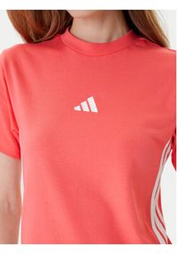 Adidas - adidas T-Shirt Essentials 3-Stripes KE4377 Koralowy Regular Fit. Kolor: pomarańczowy. Materiał: bawełna #3