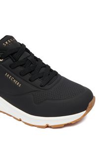 skechers - Skechers Sneakersy Uno 177093/BKLD Czarny. Kolor: czarny. Materiał: skóra #5