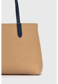 MICHAEL Michael Kors torebka skórzana dwustronna kolor granatowy. Kolor: niebieski. Materiał: skórzane. Rodzaj torebki: na ramię #5