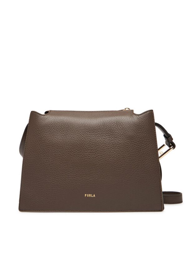Furla Torebka Nuvola S Crossbod WB01275 HSF000 CN 2566S 1007 Brązowy. Kolor: brązowy. Materiał: skórzane