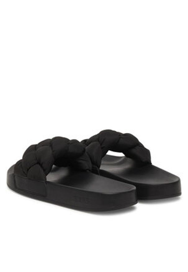 Tommy Jeans Klapki Tjw Braided Slides EN0EN02975 Czarny. Kolor: czarny. Materiał: materiał