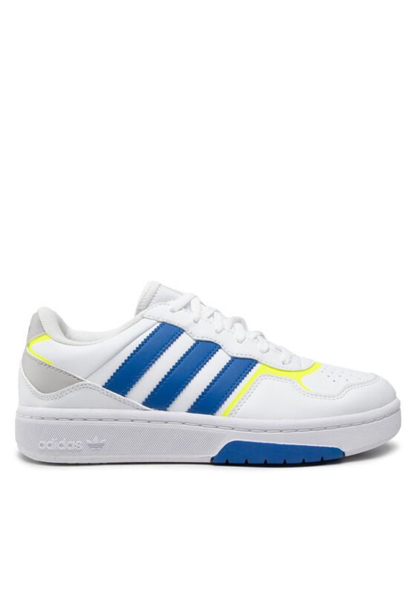 Adidas - adidas Sneakersy Courtic J GY3634 Biały. Kolor: biały. Materiał: skóra
