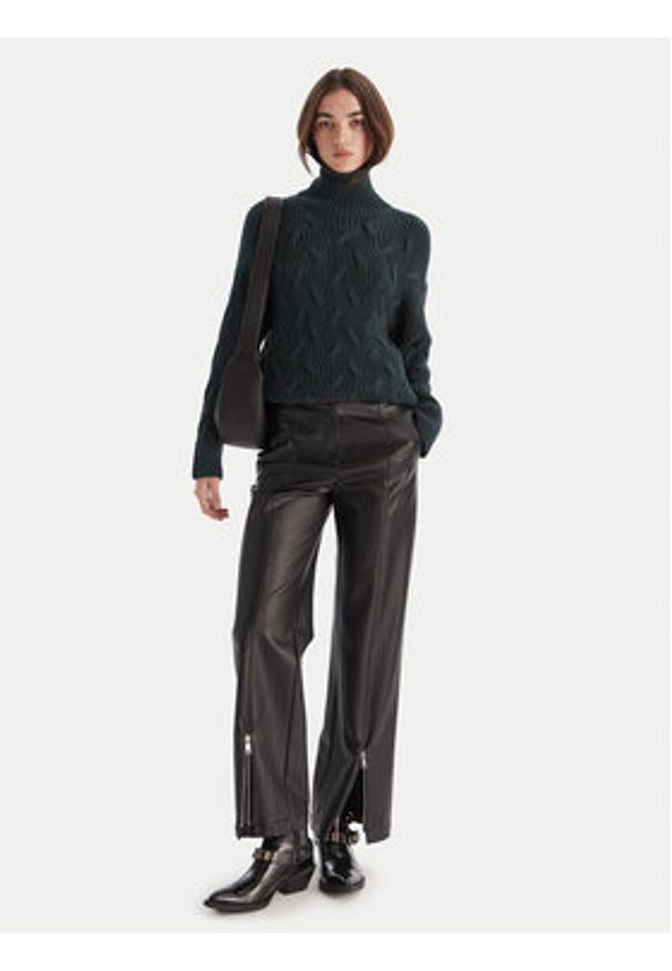 Armani Exchange Golf XW000780 AF16638 U7304 Zielony Regular Fit. Typ kołnierza: golf. Kolor: zielony. Materiał: bawełna