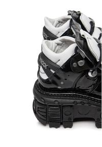 NEW ROCK Sneakersy M-106-S119 Czarny. Kolor: czarny. Materiał: skóra #7