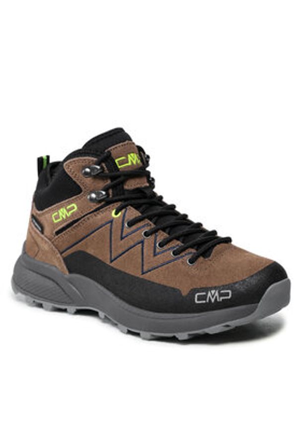 CMP Trekkingi Kaleepso Mid Hiking Shoe Wp 31Q4917 Brązowy. Kolor: brązowy. Materiał: skóra, zamsz. Sport: turystyka piesza