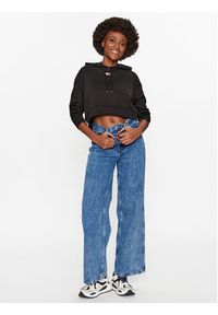 Tommy Jeans Bluza UW0UW04733 Czarny Regular Fit. Kolor: czarny. Materiał: syntetyk, bawełna