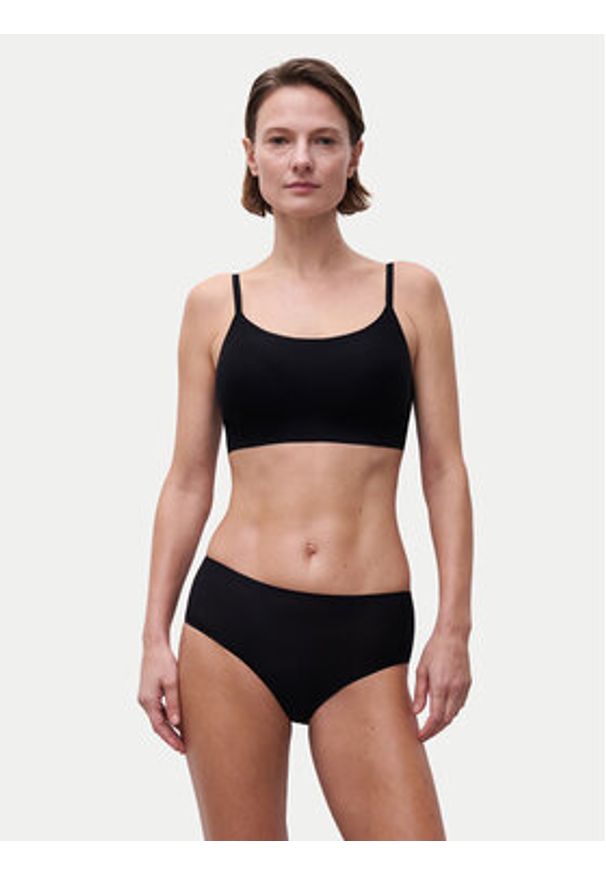 Chantelle Biustonosz top Soft Stretch C16A20 Czarny. Kolor: czarny. Materiał: syntetyk