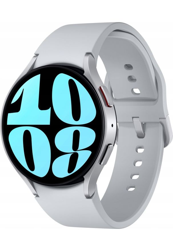 SAMSUNG - Smartwatch Samsung Galaxy Watch 6 Stainless Steel 44mm Szary (SM-R940NZSAEUE). Rodzaj zegarka: smartwatch. Kolor: szary