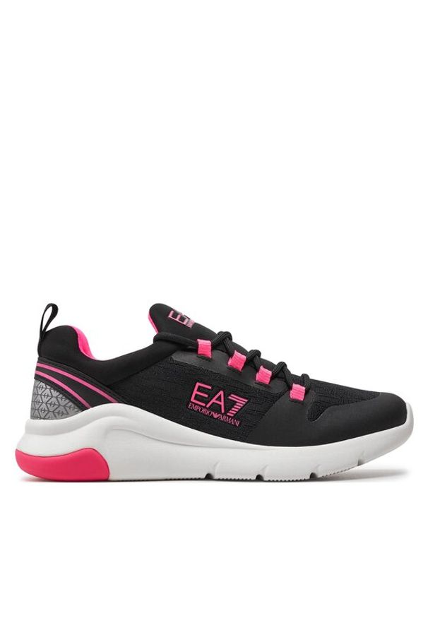 EA7 Emporio Armani Sneakersy X8X180 XK389 M496 Czarny. Kolor: czarny. Materiał: materiał