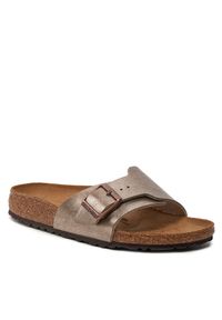 Klapki Birkenstock. Kolor: brązowy