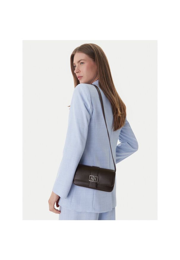 Torebka Armani Exchange. Kolor: brązowy