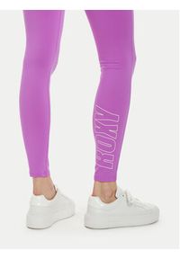 Roxy Legginsy Everyday Flow ERJNP03590 Różowy Slim Fit. Kolor: różowy. Materiał: syntetyk #2