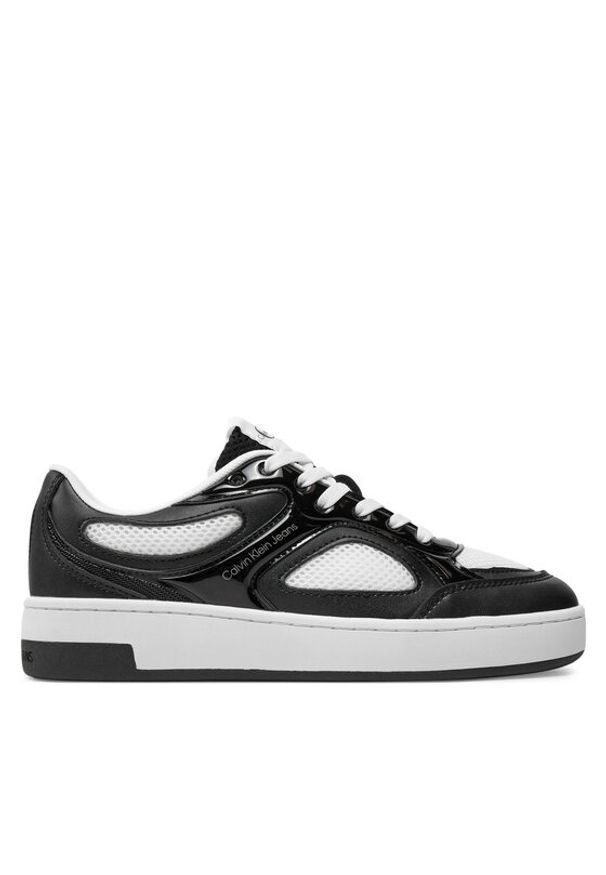 Calvin Klein Jeans Sneakersy Basket Cupsole Low Mix In Met YW0YW01387 Czarny. Kolor: czarny