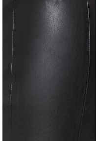 Pennyblack Spodnie damskie kolor czarny dopasowane high waist. Stan: podwyższony. Kolor: czarny #4