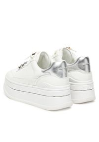 MICHAEL Michael Kors Sneakersy Hayes 43F5HYFS2L Biały. Kolor: biały. Materiał: skóra
