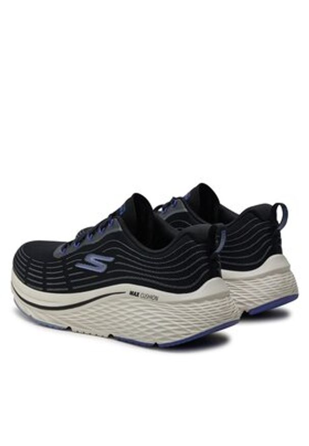 skechers - Skechers Buty do biegania Max Cushioning Elite 2.0- 129600/BKPR Czarny. Kolor: czarny. Materiał: materiał
