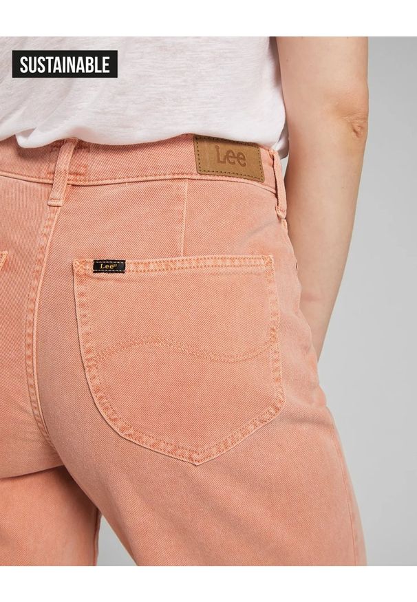 Lee - LEE Stella A Line DAMSKIE SPODNIE JEANSOWE TERRACOTTA L31SQHFR 112139868