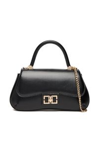 Aldo Torebka Catrine 14143697 Czarny. Kolor: czarny. Materiał: skórzane
