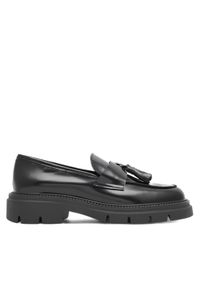 Gino Rossi Loafersy RUBBER-I22 23580AB Czarny. Kolor: czarny. Materiał: skóra