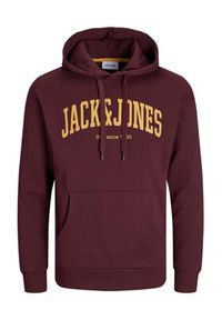Jack & Jones - Jack&Jones Bluza Josh 12236513 Bordowy Standard Fit. Kolor: czerwony. Materiał: bawełna #6