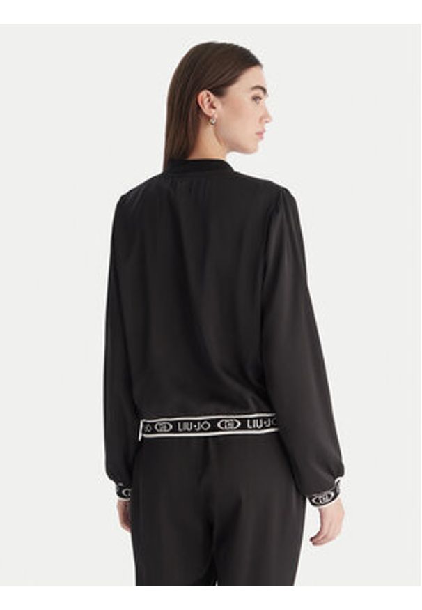 Liu Jo Sport Bluza TF5191 T004A Czarny Regular Fit. Kolor: czarny. Materiał: syntetyk. Styl: sportowy