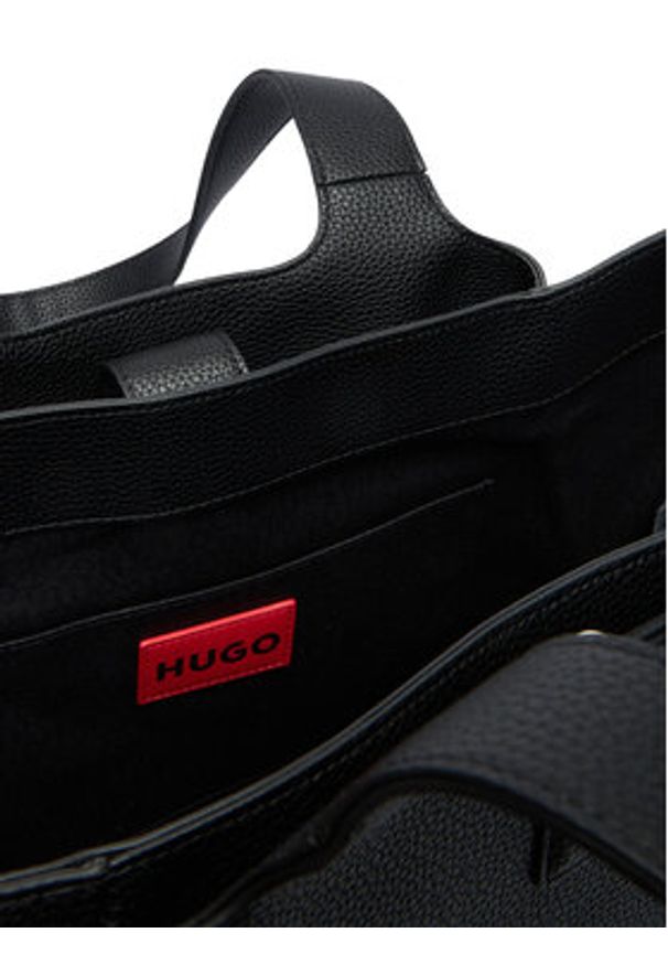 Hugo - HUGO Torebka 50557827 Czarny. Kolor: czarny. Materiał: skórzane