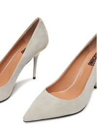 Love Moschino - LOVE MOSCHINO Szpilki JA10459G1OJA0110 Écru. Materiał: skóra. Obcas: na szpilce #3