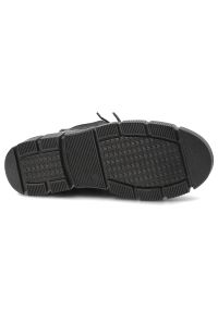 Czarne Botki Armodo Wygodne Obuwie Damskie. Okazja: na co dzień. Kolor: czarny. Materiał: skóra. Styl: casual, sportowy #3
