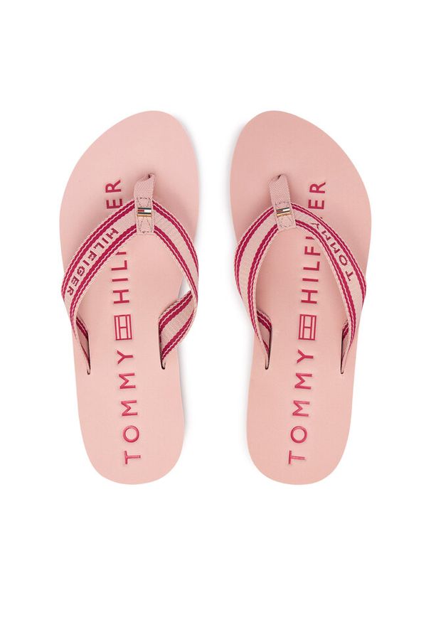 TOMMY HILFIGER - Japonki Tommy Hilfiger. Kolor: różowy