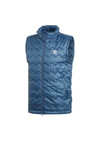 Adidas - Bezrękawnik adidas Originals SST Puffy DH5029. Materiał: tkanina, syntetyk, poliester. Długość rękawa: bez rękawów. Wzór: gładki