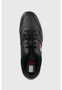 Tommy Jeans sneakersy skórzane kolor czarny. Kolor: czarny. Materiał: skóra #3