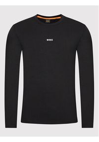 BOSS - Boss Longsleeve Tchark 50473286 Czarny Regular Fit. Kolor: czarny. Materiał: bawełna. Długość rękawa: długi rękaw #4