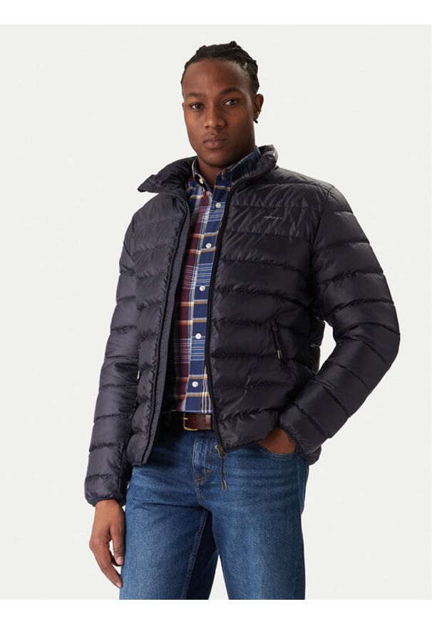 GANT - Gant Kurtka puchowa 7006526 Granatowy Regular Fit. Kolor: niebieski. Materiał: syntetyk