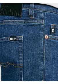Big-Star - Jeansy męskie z prostą nogawką granatowe Colt 539. Okazja: na co dzień. Stan: podwyższony. Kolor: niebieski. Styl: casual, elegancki, klasyczny #6