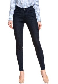 Wrangler - WRANGLER HIGH SKINNY BRUISED BLUE W27HHV32M. Okazja: do pracy, na uczelnię, na imprezę, na co dzień. Stan: podwyższony. Długość: długie. Wzór: kratka, aplikacja. Sezon: lato. Styl: casual, wizytowy, klasyczny