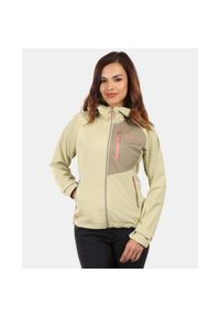Damska kurtka softshell Kilpi BELTRA-W. Kolor: beżowy. Materiał: softshell. Sport: turystyka piesza