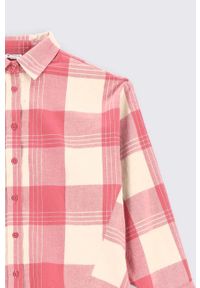 COCCODRILLO - Coccodrillo koszula bawełniana dziecięca kolor różowy. Okazja: na co dzień. Kolor: różowy. Materiał: bawełna. Długość rękawa: długi rękaw. Długość: długie. Styl: casual #3