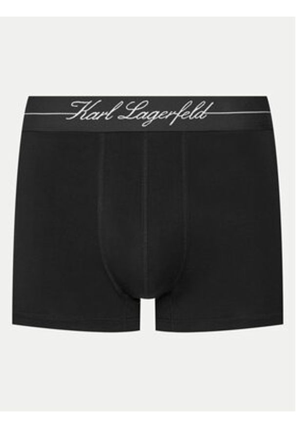 Karl Lagerfeld - KARL LAGERFELD Komplet 3 par bokserek A1M47089 Czarny. Kolor: czarny. Materiał: lyocell
