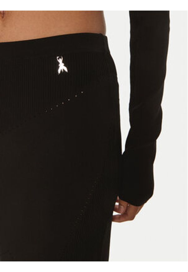 Patrizia Pepe Spódnica midi 8G0412 K195 K103 Czarny Slim Fit. Kolor: czarny. Materiał: syntetyk