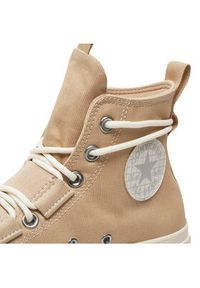 Converse Trampki Chuck Taylor All Star Lift Platform A06494C Beżowy. Kolor: beżowy. Materiał: materiał. Obcas: na platformie #6