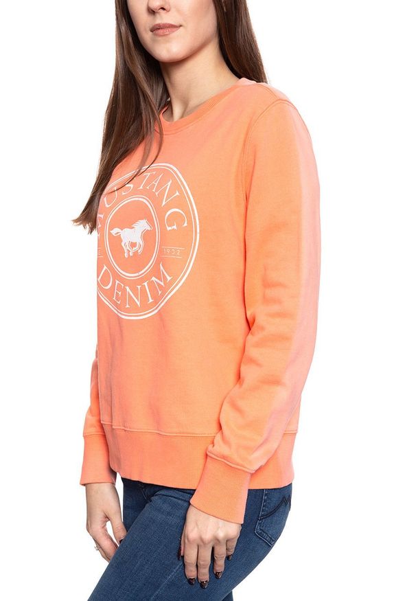 Mustang - BLUZA MUSTANG DAMSKA Bea C Print 1009102 8139. Wzór: nadruk