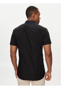 Jack & Jones - Jack&Jones Koszula Joe 12195062 Czarny Slim Fit. Kolor: czarny. Materiał: bawełna, syntetyk #5