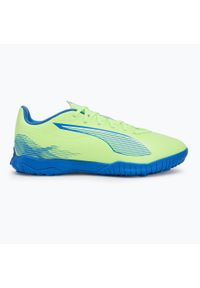 Puma - Buty piłkarskie męskie PUMA Ultra 5 Play TT fizzy apple/puma. Kolor: wielokolorowy, biały, żółty, zielony. Sport: piłka nożna #2